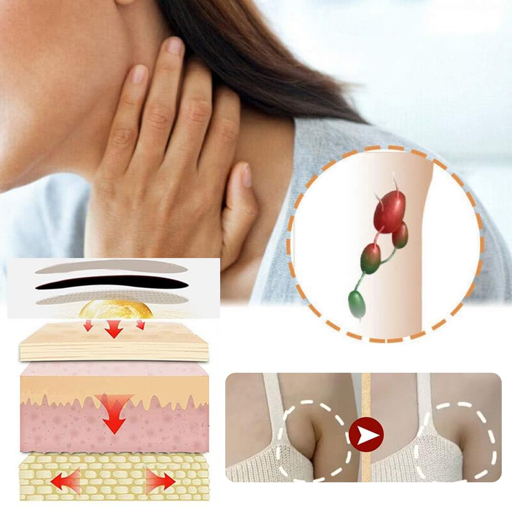 Lymphatic Drainage Patch,Herbal Lymph Nodes Patch,Herbal Lymphatic Drainage Care Patch,Lymphatic Drainage Patches,Lymph Nodes Patch, Lymphatic Massage(24PCS) - Maple Wellness Supplements