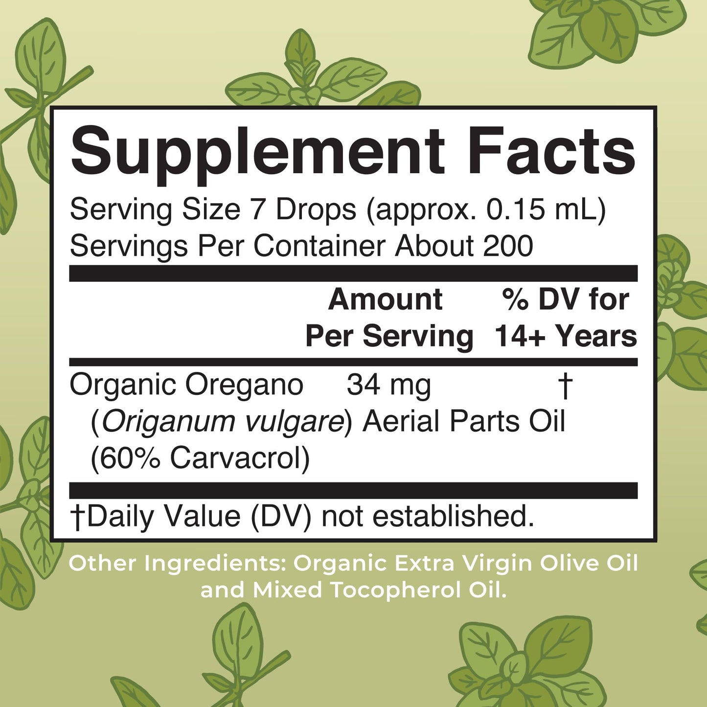 MaryRuth Organics Oregano Oil Drops | 6 Month Supply | USDA Organic Oil of Oregano Liquid | Herbal Blend for Immune Support | Digestive Health | Overall Health - Maple Wellness Supplements