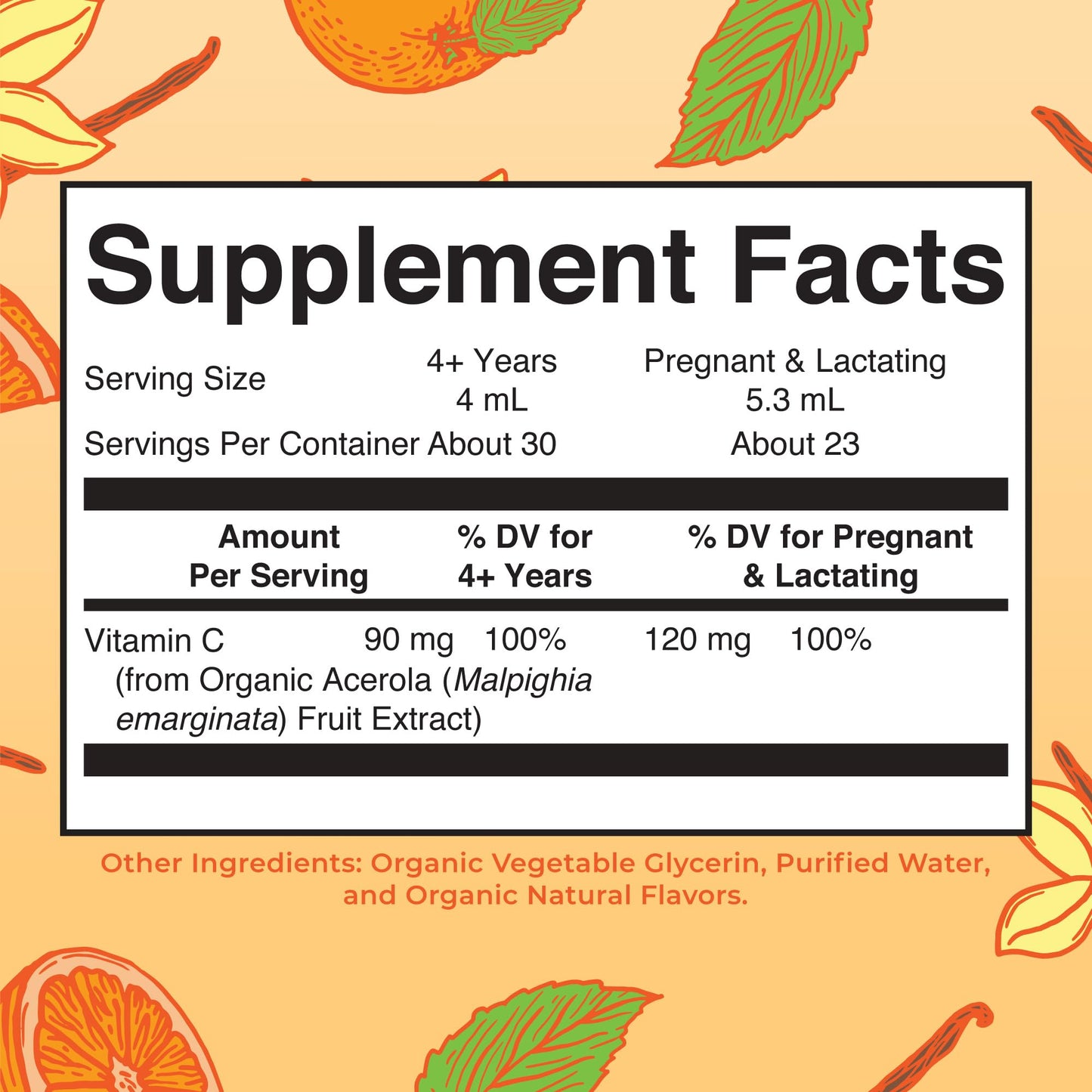 MaryRuth Organics Organic Vitamin C Supplement | Liquid Vitamin C Liquid Drops for Adults & Kids | Immune Support Supplement for Overall Health | Vegan | Non-GMO | Gluten Free | 4 Fl Oz - Maple Wellness Supplements