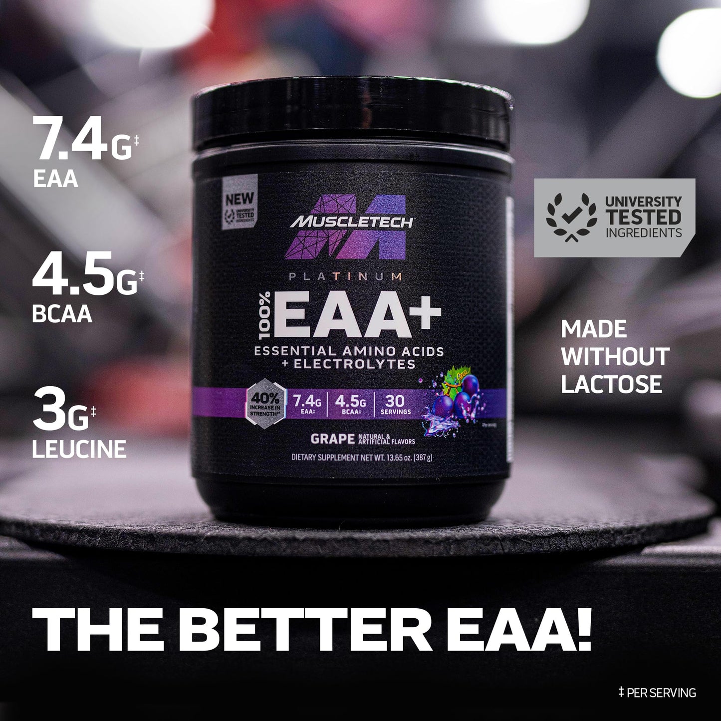 MuscleTech | Platinum 100% EAA+ |Essential Amino Acids | Muscle Strength Builder - Maple Wellness Supplements