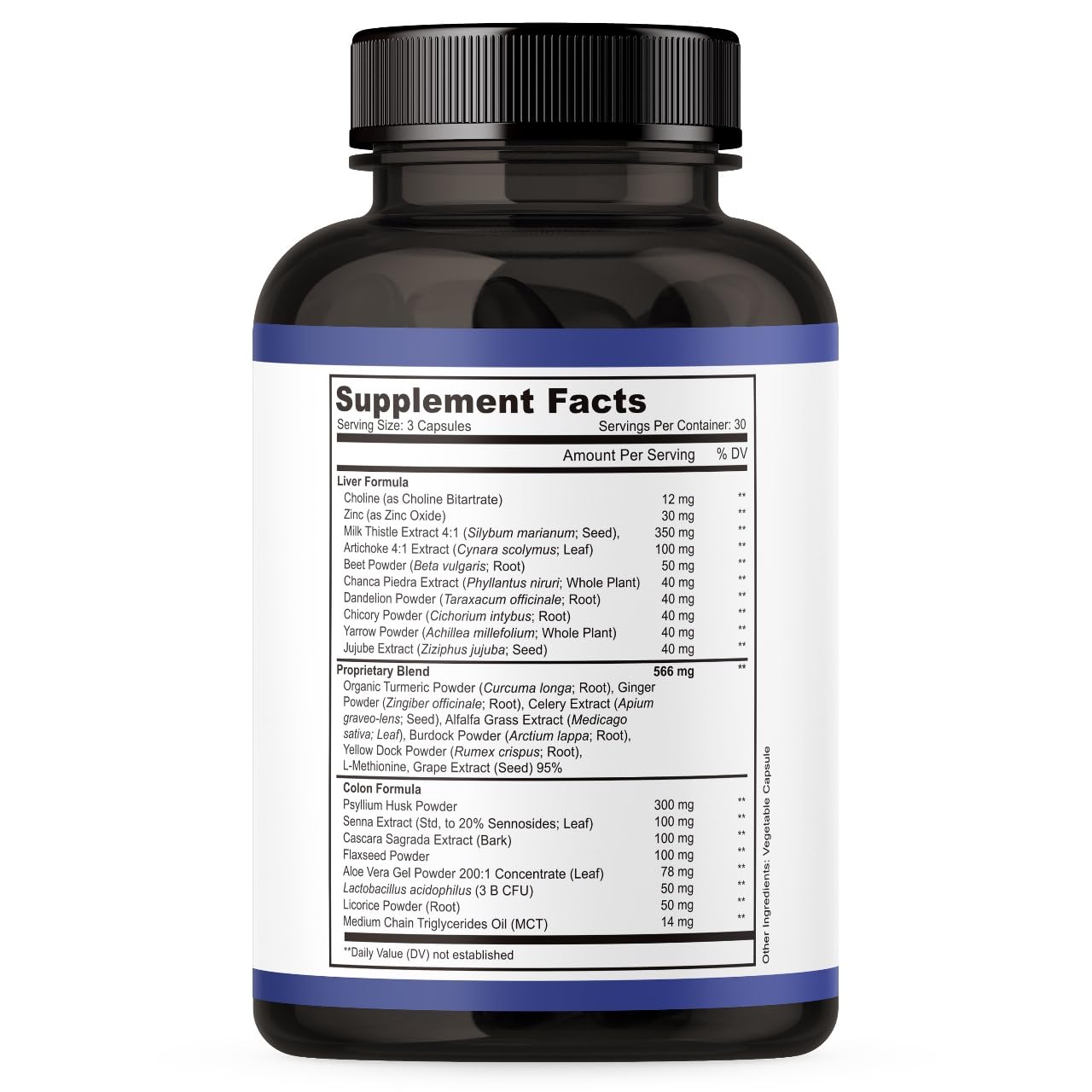 Nutreb Liver & Colon Cleanse - 2X Stronger - Liver Cleanse Detox & Repair - Colon Cleanser & Detox - Premium Milk Thistle Supplement - Maple Wellness Supplements