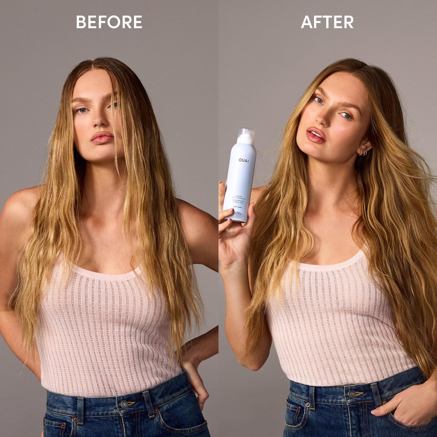 OUAI Super Dry Shampoo - Volumizing Dry Shampoo - Absorbs Oil, Dirt & Sweat - Blends Seamlessly into Hair with Zero Residue & Enriched with a Long-Lasting Scent - Cape Town (4.5 oz) - Maple Wellness Supplements