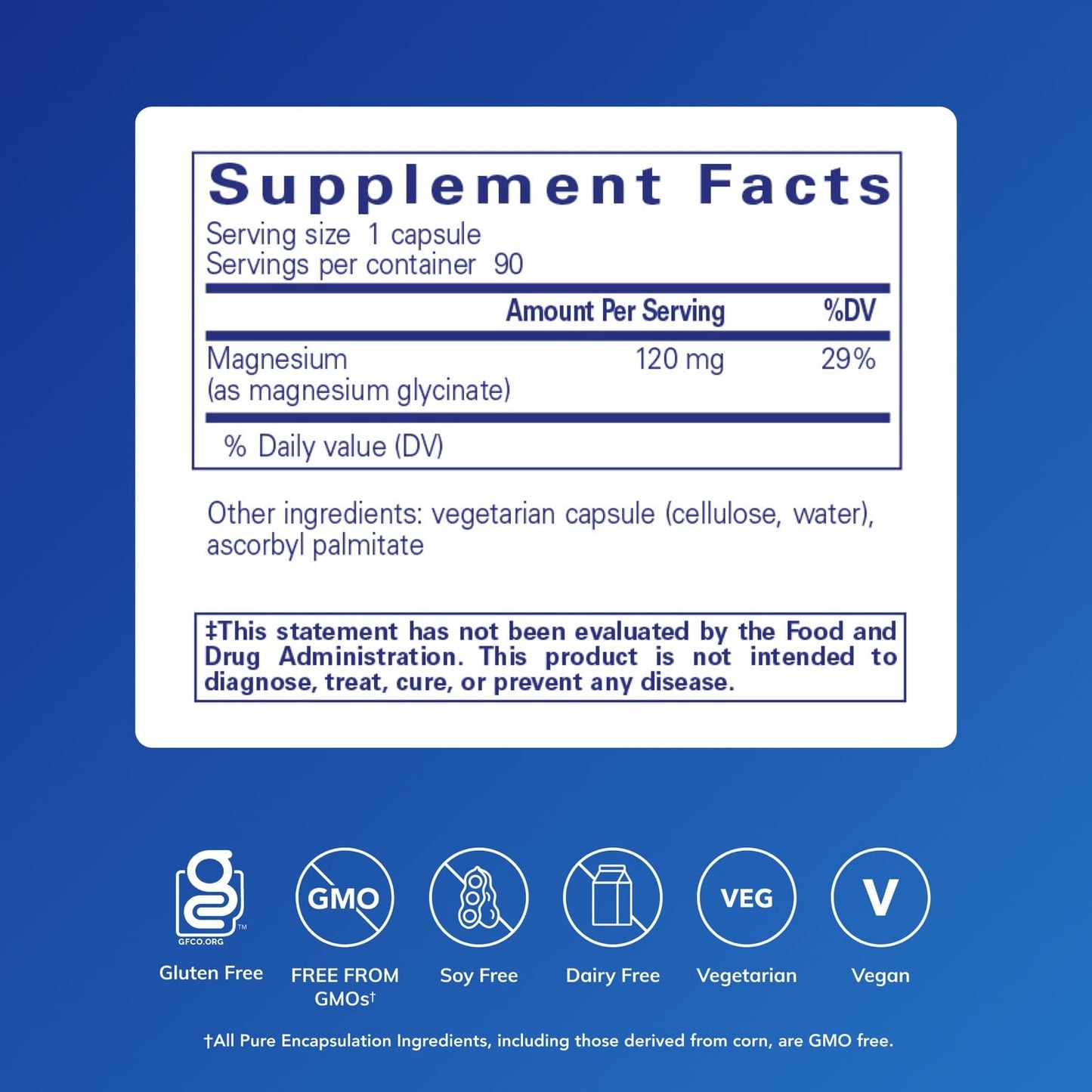 Pure Encapsulations Magnesium (Glycinate) - Supplement to Support Stress Relief, Sleep, Heart Health, Nerves, Muscles, and Metabolism - Maple Wellness Supplements