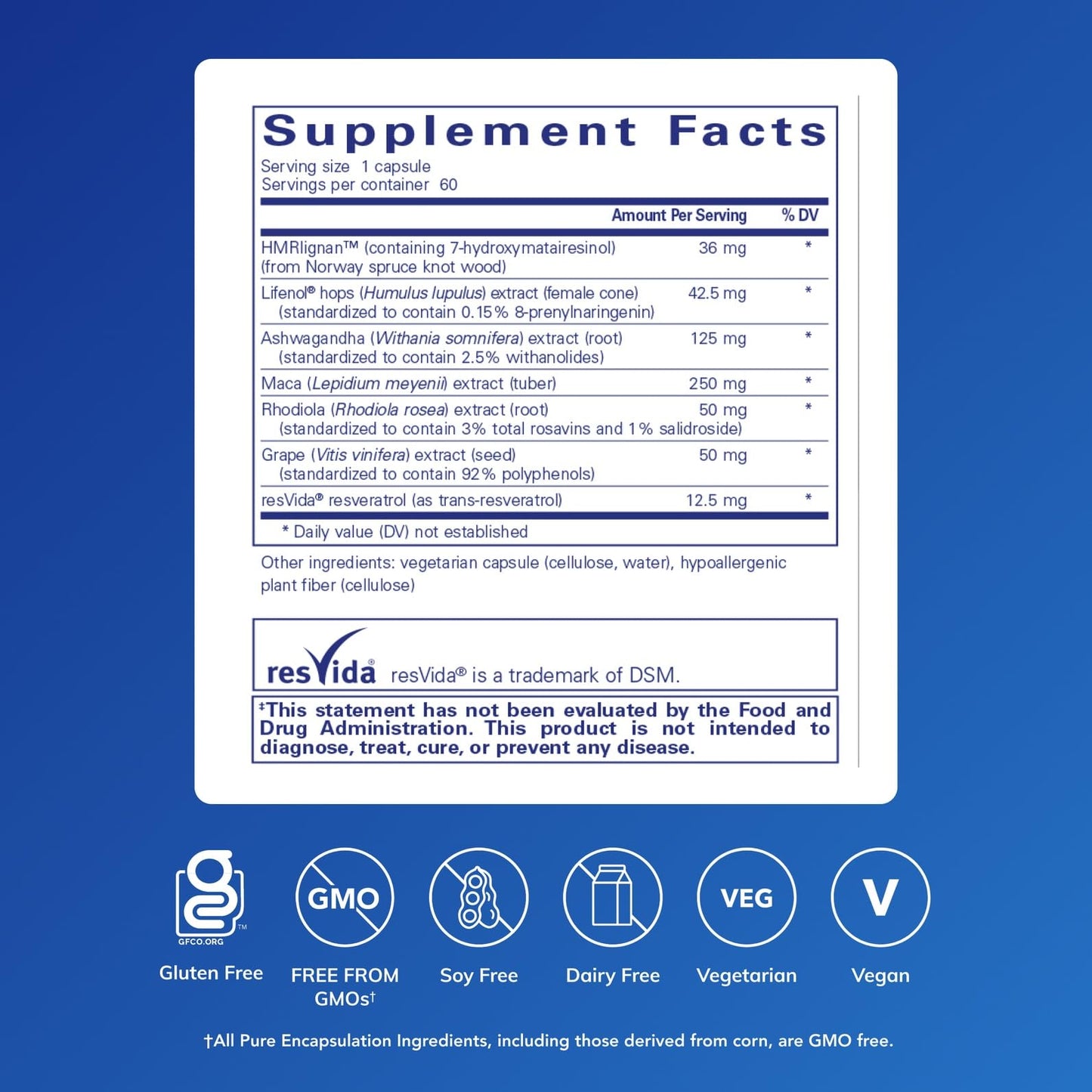 Pure Encapsulations MenoVive | Broad | Range Support for Menopausal Health and Comfort* | 60 Capsules - Maple Wellness Supplements