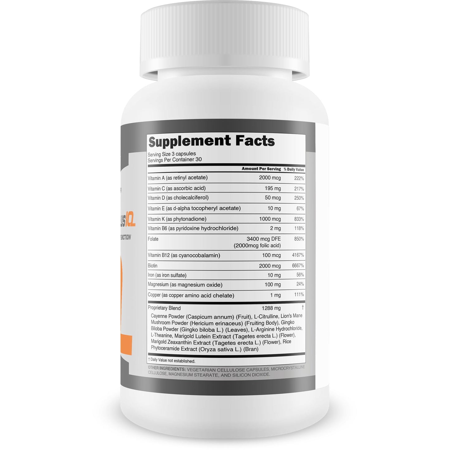 Rejuva Brain Plus Reviva Brain Plus IQ - Support Healthy Brain Function - Brain Boosting Complex Ultra Blend Formulated with Memory Support Nootropic Ingredients - Clarity - Focus - Performance - Maple Wellness Supplements