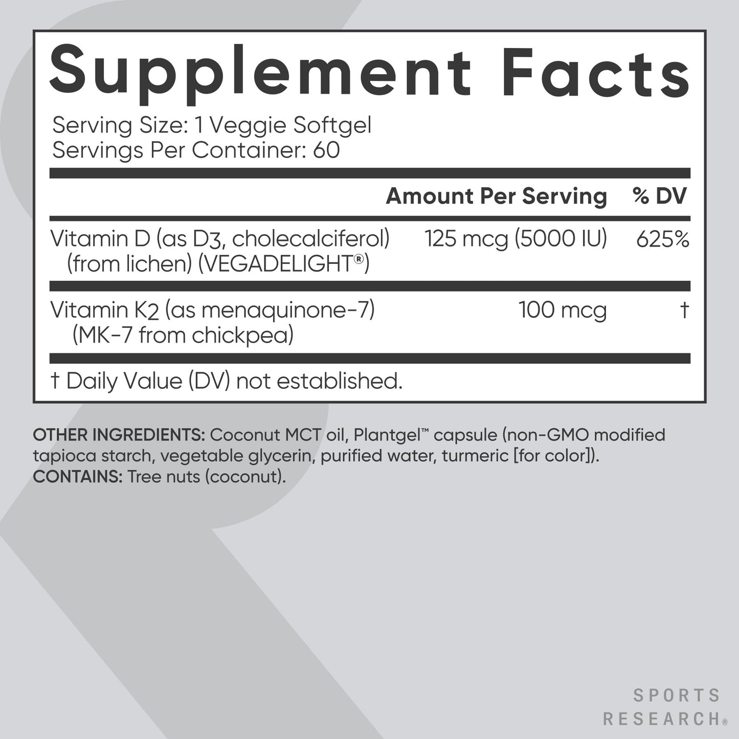 Sports Research® 2-in-1 Pack - Total Omega-3 Fish Oil 2200mg - 960mg of EPA & DHA, and Vitamin D3 5000iu + K2 100mcg - Maple Wellness Supplements