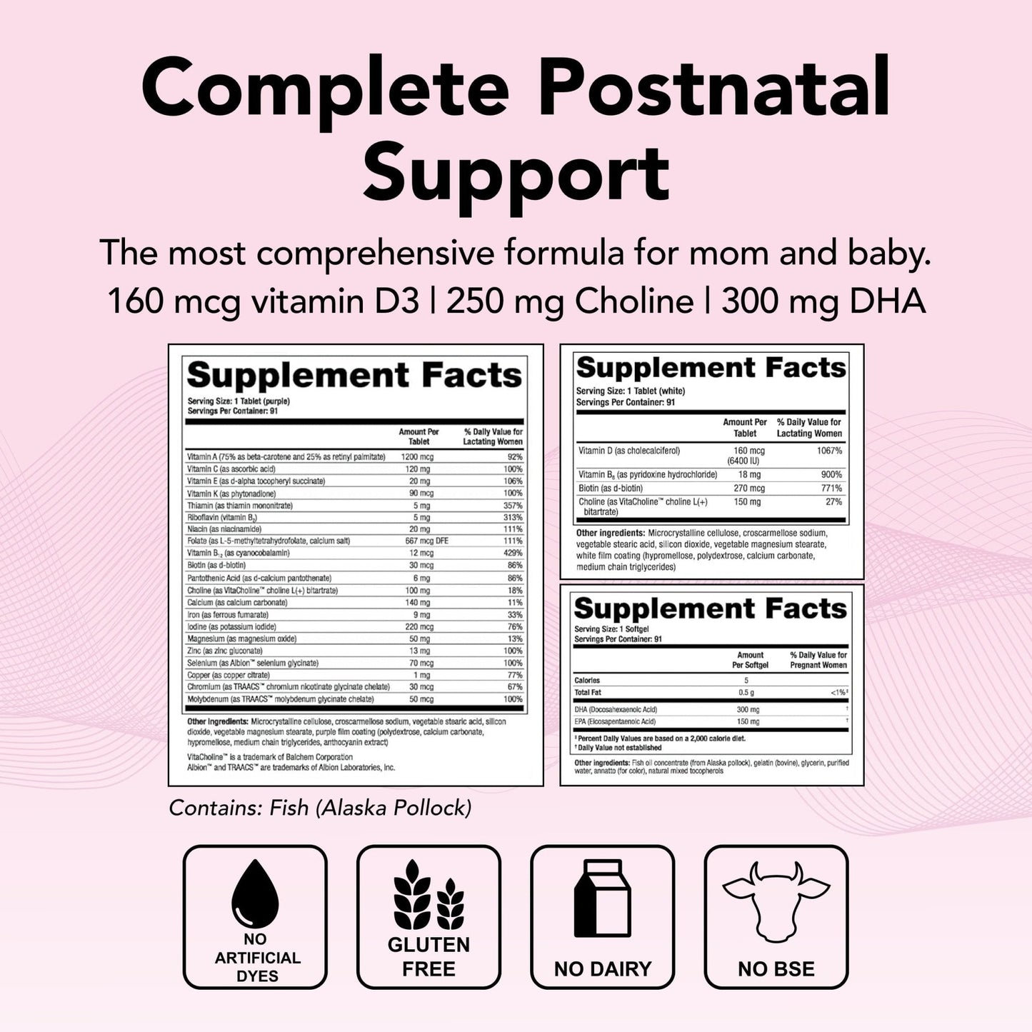 Theralogix TheraNatal Lactation Complete Postnatal Vitamin Supplement - 13-Week - Maple Wellness Supplements