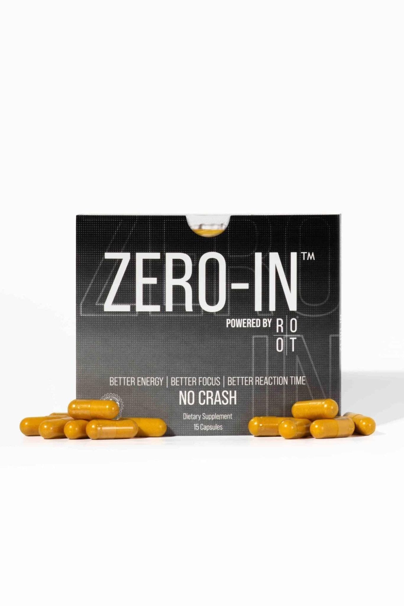THEROOTBRANDS Root Wellness Zero-in by Dr. Rahm - Combination of Turmeric, Pine Bark Extract - 15 Capsules - Maple Wellness Supplements