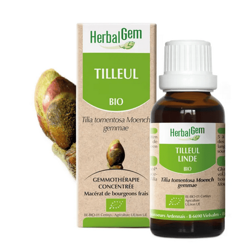 Tilleul BIO Macérat mère bourgeons Flacon 30 ml HERBALGEM - Maple Wellness Supplements