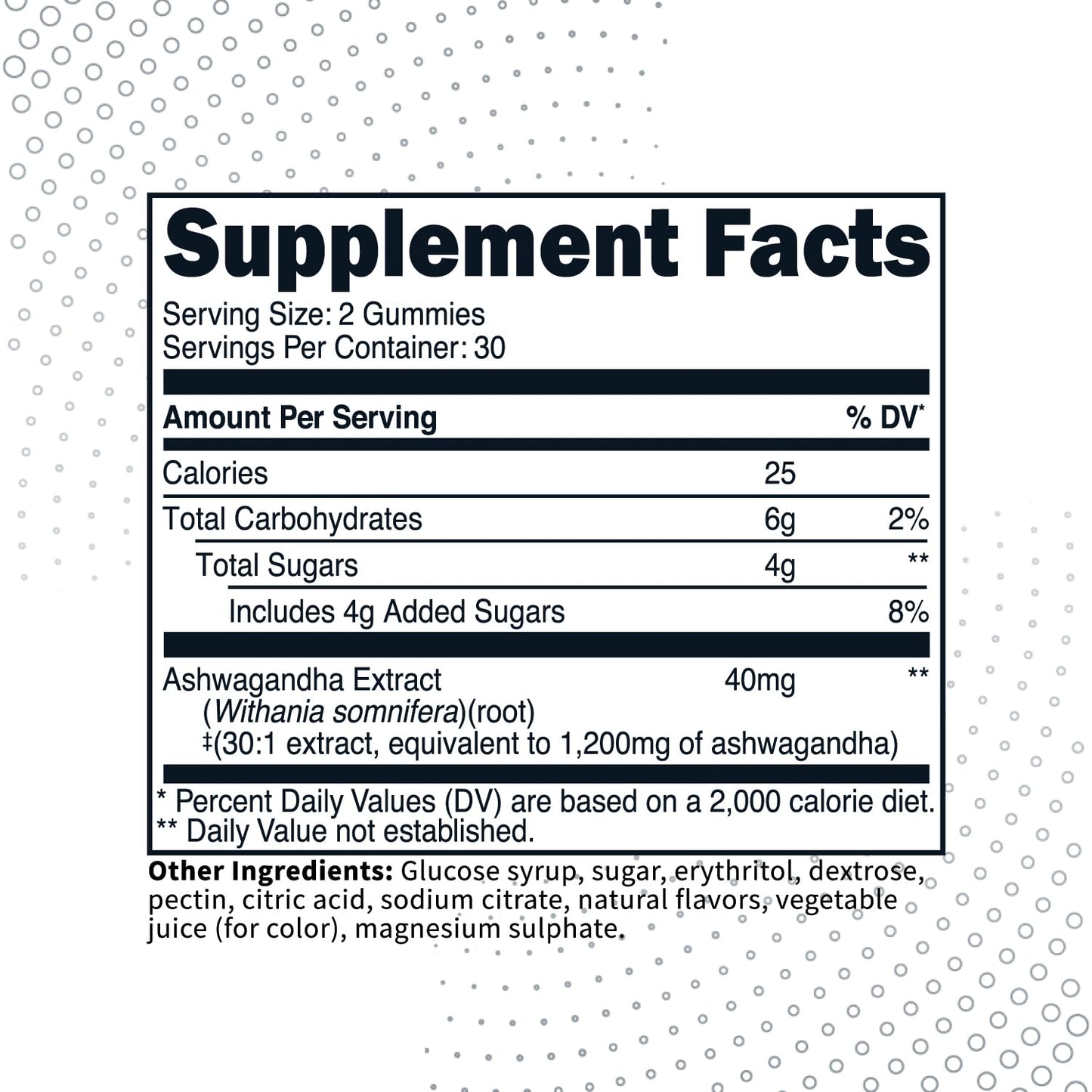Type Zero Ashwagandha Gummies 1,200mg, 60 Gummies - Ashwagandha Herbal Extract Supplement - 30 Servings, Gluten Free, Non-GMO - Maple Wellness Supplements