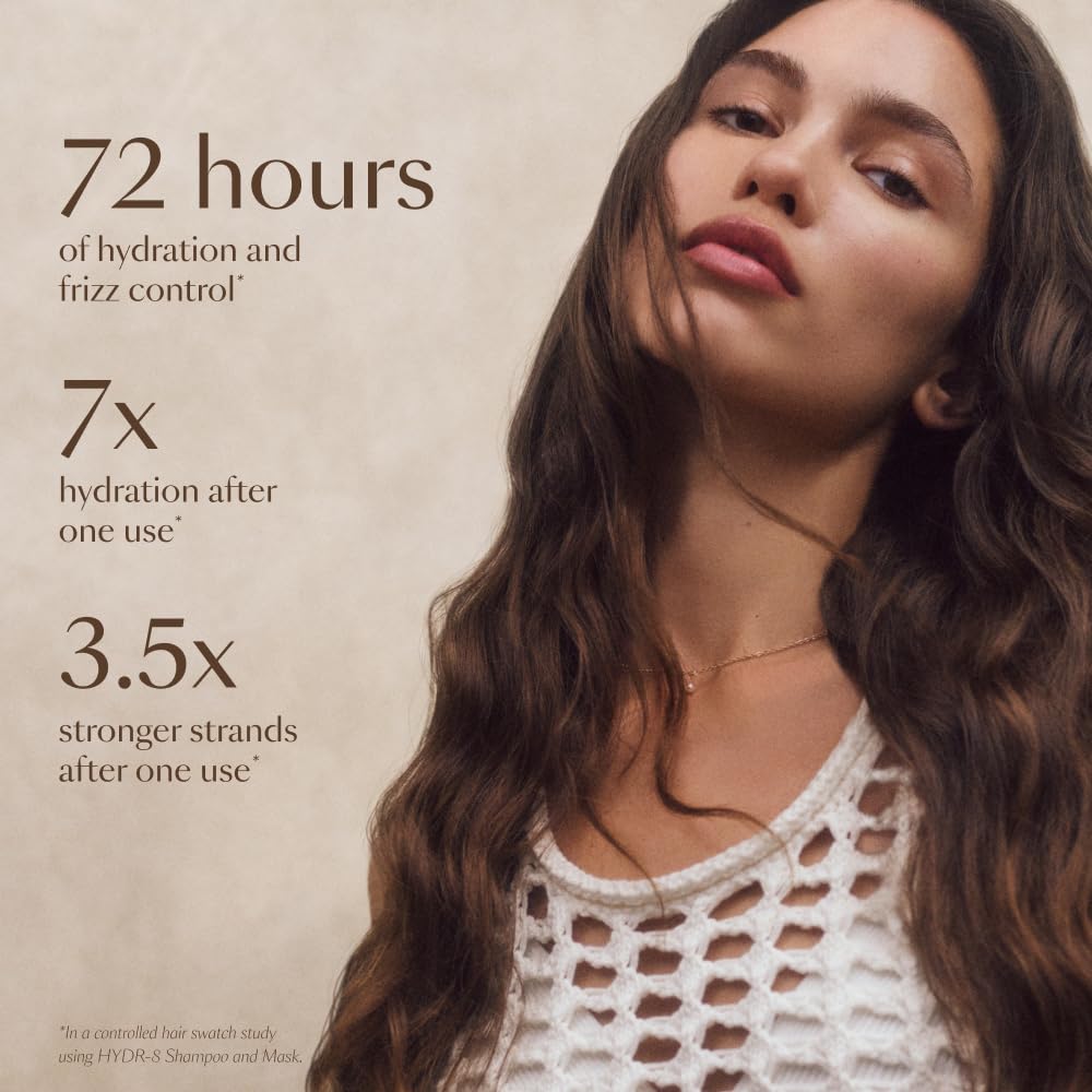 VEGAMOUR HYDR-8 Deep Moisture Repair Mask, Deep Conditioner Hair Mask Formulated Without Sulfates for Dry, Damaged, Frizzy Hair, Floral & Vanilla Scent, 5 fl. oz. - Maple Wellness Supplements