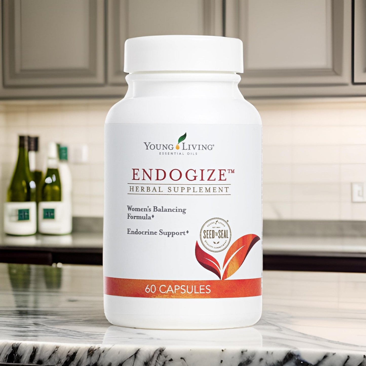 Young Living - EndoGize 60 Capsules | Hormonal Health & Endocrine System Support with Essential Oils | Daily Herbal Supplement for Women's Wellness & Balancing Formula - Maple Wellness Supplements