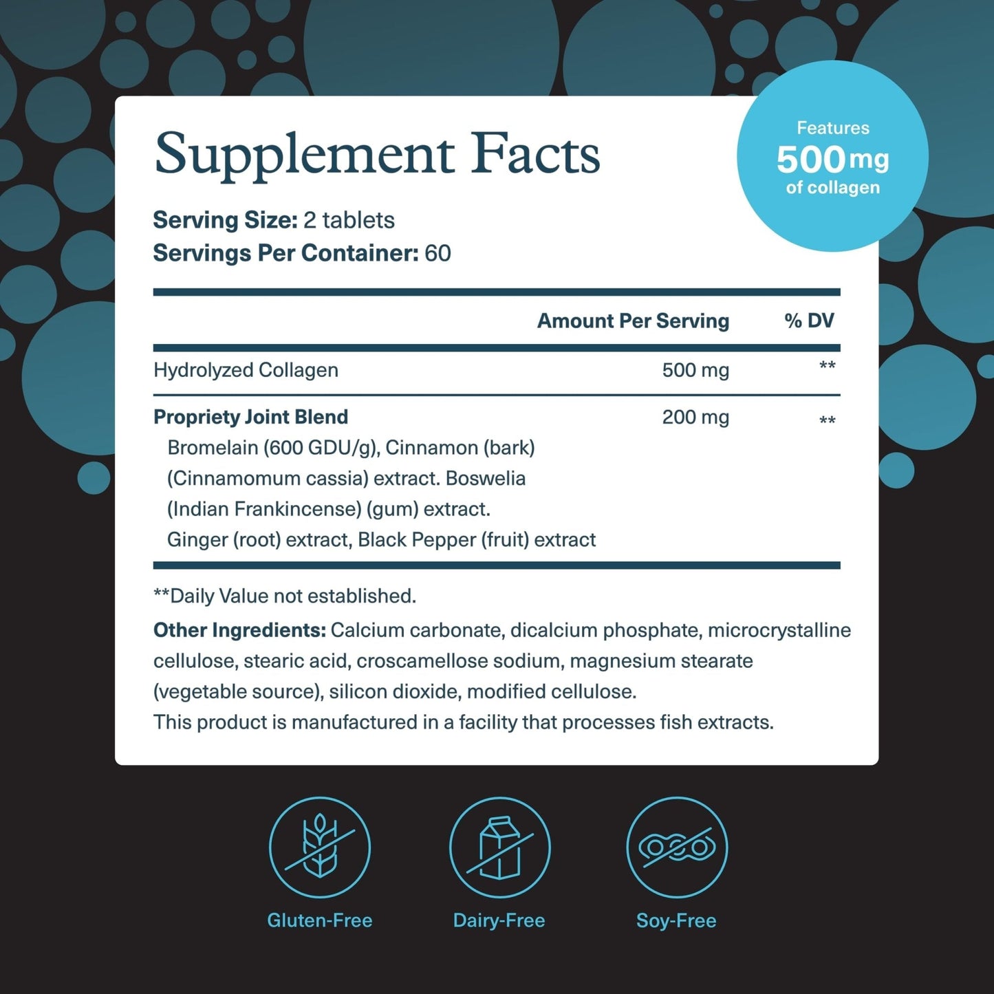 Youtheory Men’s Joint Collagen - Hydrolyzed Collagen Peptides Capsules - with Amino Acids & Natural Ingredients - Supports Muscle & Joint Health* - 120 Tablets (60-Day Supply) - Maple Wellness Supplements