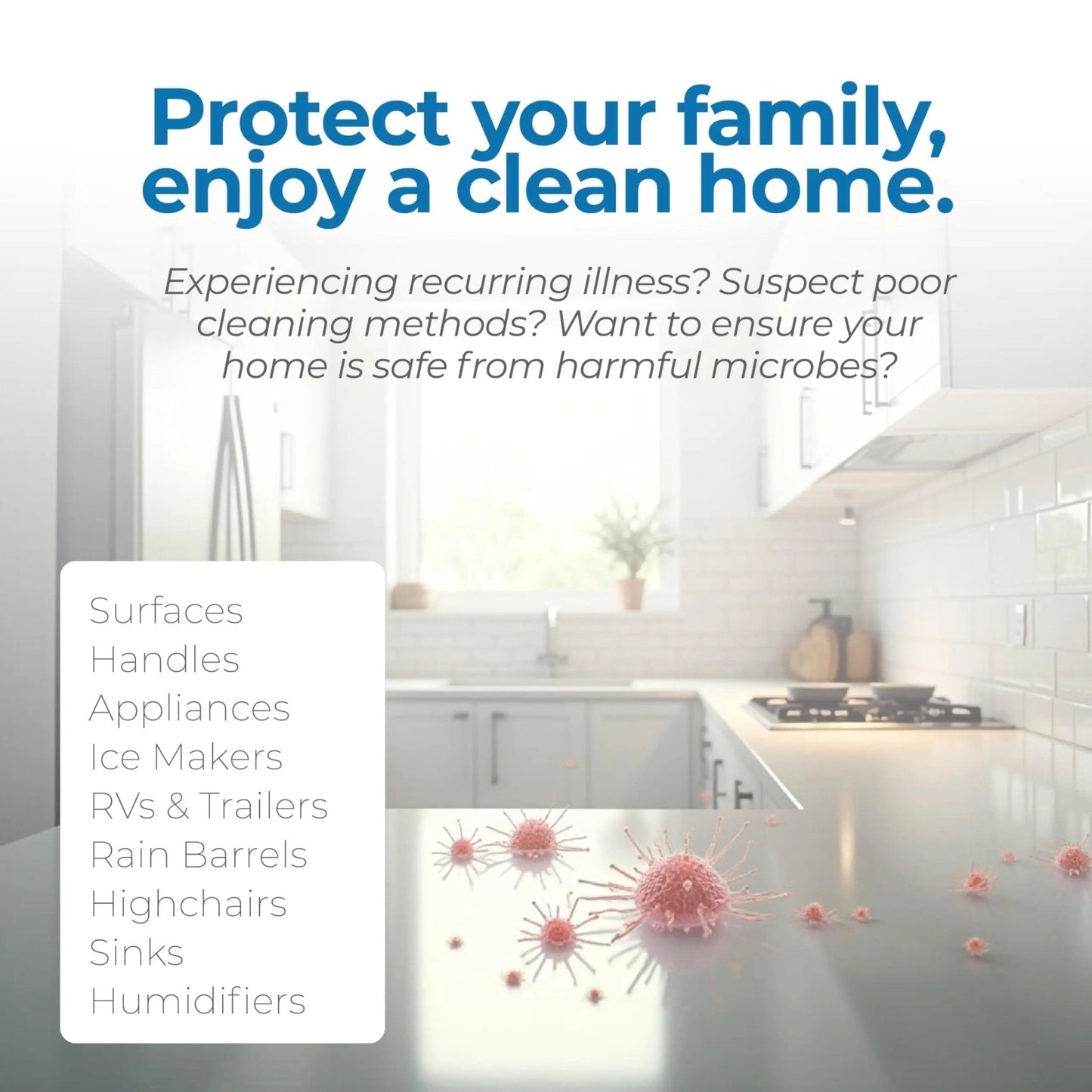 1 Home, Kitchen, & Appliance Microbial Growth Test Kit – Simple DIY Screening for Bacteria, Mold, & Fungus – Know Your Home is Clean – Made in USA (1 Kit = 4 Bac + 4 Mold Tests) - Maple Wellness Supplements