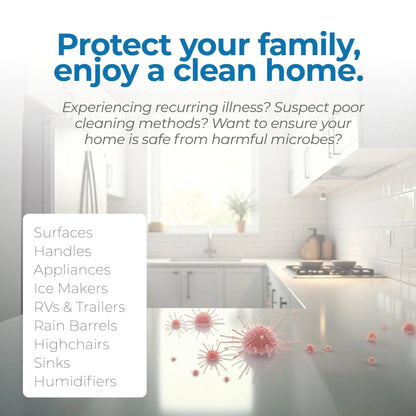 1 Home, Kitchen, & Appliance Microbial Growth Test Kit – Simple DIY Screening for Bacteria, Mold, & Fungus – Know Your Home is Clean – Made in USA (1 Kit = 4 Bac + 4 Mold Tests) - Maple Wellness Supplements