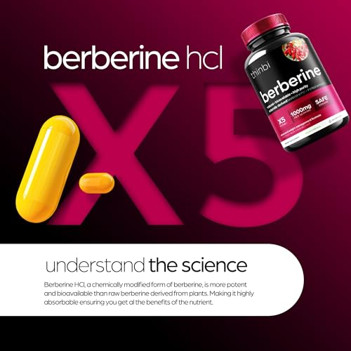 1000mg Berberine Supplement Capsules with Bitter Melon and Banaba Leaf - 30 Servings - Maple Wellness Supplements