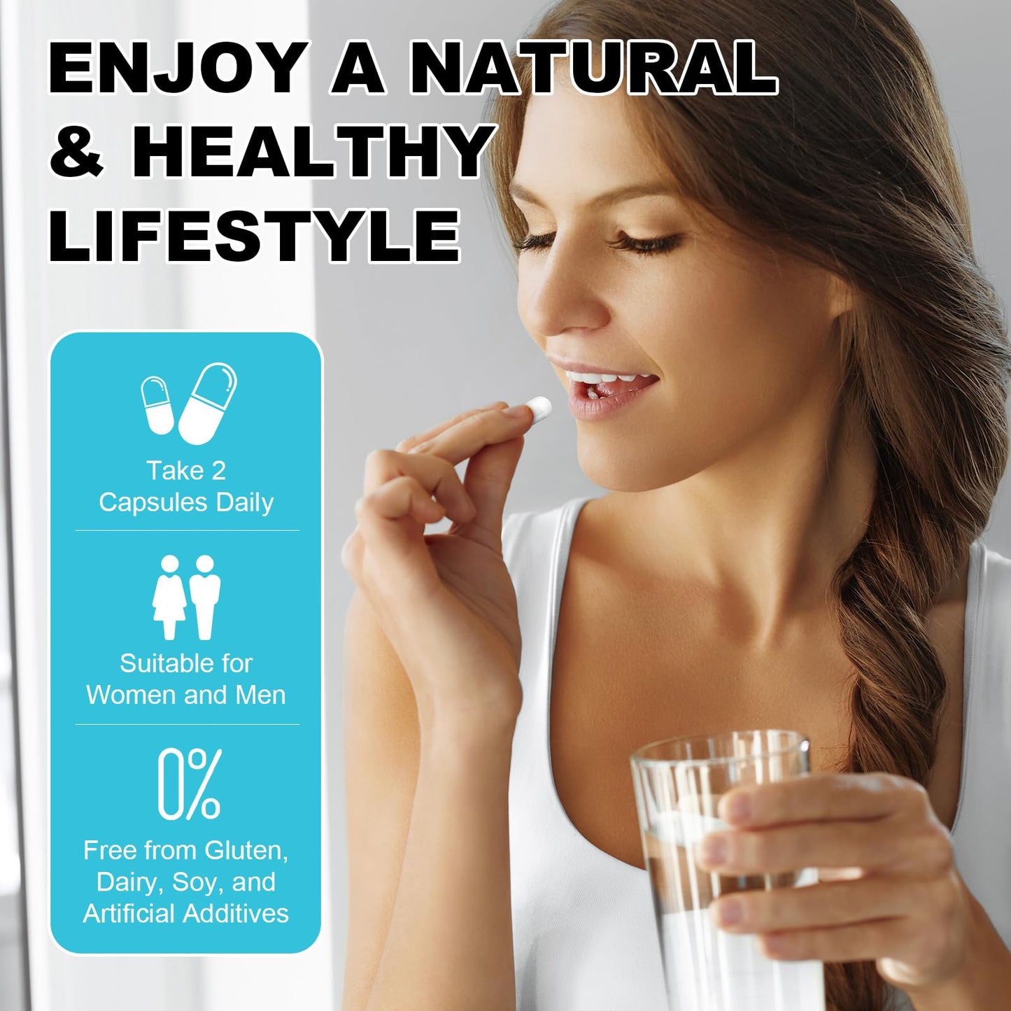 14-in-1 Gut Health with Probiotics, Prebiotics, Postbiotics & Digestive Enzymes for Women & Men, 60 Billion CFU Probiotics for Digestion, Strong Immunity, - Maple Wellness Supplements