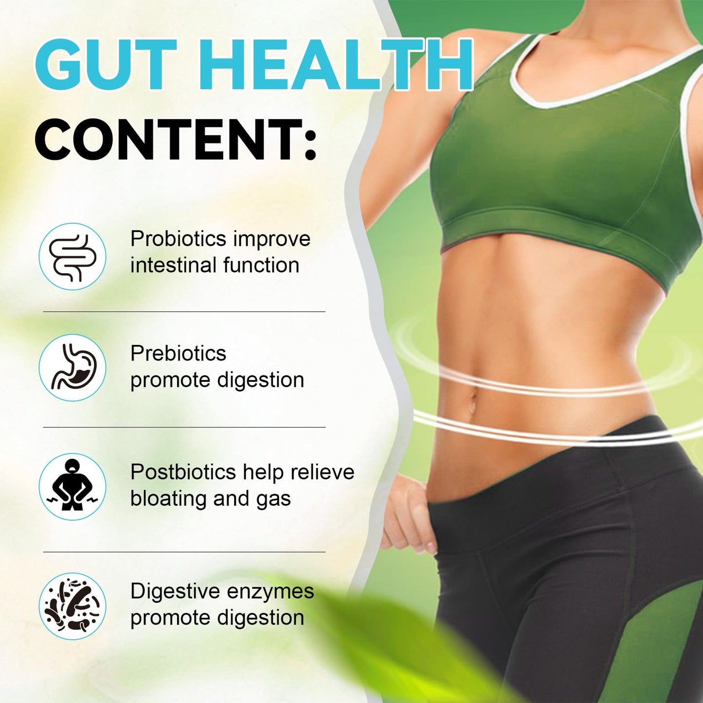 14-in-1 Gut Health with Probiotics, Prebiotics, Postbiotics & Digestive Enzymes for Women & Men, 60 Billion CFU Probiotics for Digestion, Strong Immunity, - Maple Wellness Supplements
