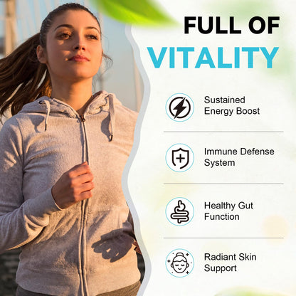 14-in-1 Gut Health with Probiotics, Prebiotics, Postbiotics & Digestive Enzymes for Women & Men, 60 Billion CFU Probiotics for Digestion, Strong Immunity, - Maple Wellness Supplements