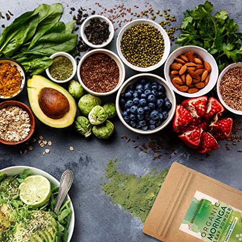1KG Moringa Superleaf Powder Oleifera 100% Organic Raw Premium Quality Non-GMO - Maple Wellness Supplements