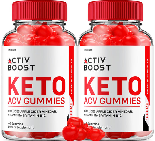 (2 Pack) Activ Boost Keto ACV Gummies - Activ Boost Keto ACV Gummies Reviews - Maple Wellness Supplements