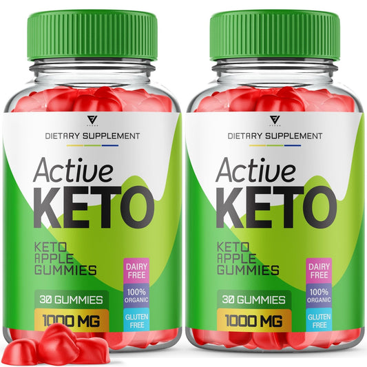 (2 Pack) Active Keto Gummies for Weight Loss Active Keto ACV Gummies Advanced - Maple Wellness Supplements