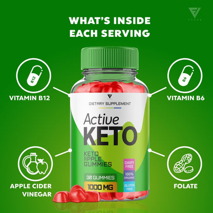 (2 Pack) Active Keto Gummies for Weight Loss Active Keto ACV Gummies Advanced - Maple Wellness Supplements