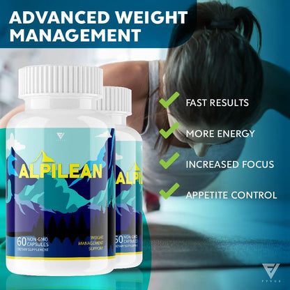 (2 Pack) Alpilean Max Weight Loss Capsules Supplement, Alpilean Ice Hack Support - Maple Wellness Supplements
