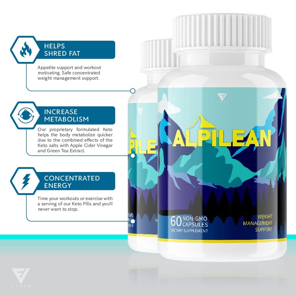 (2 Pack) Alpilean Max Weight Loss Capsules Supplement, Alpilean Ice Hack Support - Maple Wellness Supplements