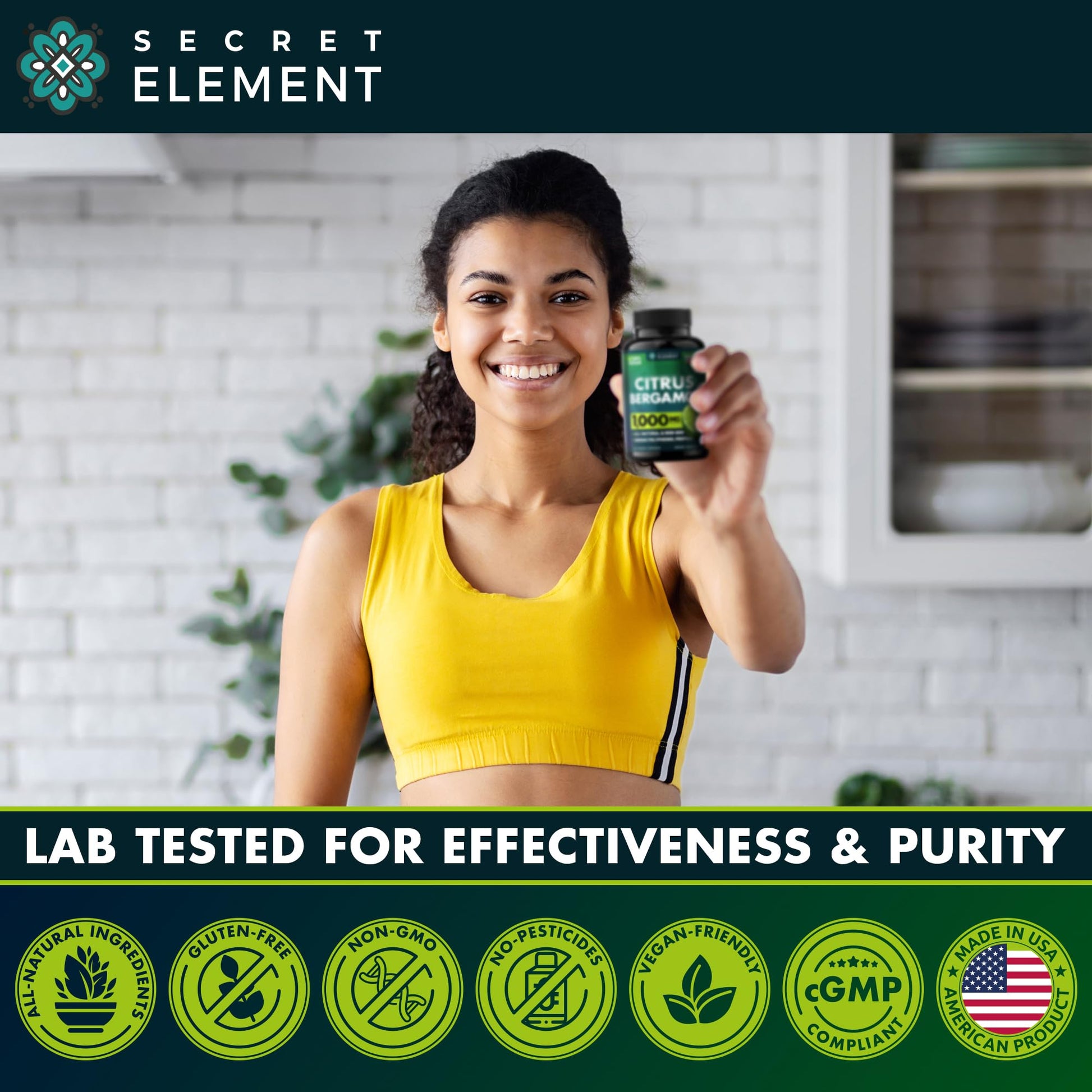 (2 PACK) Citrus Bergamot Extract 1000mg - Citrus Bergamot Supplement for Circulatory Health, Immunity, and Graceful Aging - 2x the potency of Citrus Bergamot 500mg - Maple Wellness Supplements