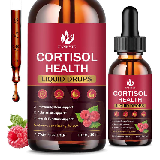 (2 Pack) Cortisol Liquid Drops for Women - Balanced Cortisol, Hormone Balance Support, Cortisol Supplements for Women with Magnesium Complex, Rhodiola Rosea, Ashwagandha, Sugar-Free, 1 Fl Oz - Maple Wellness Supplements