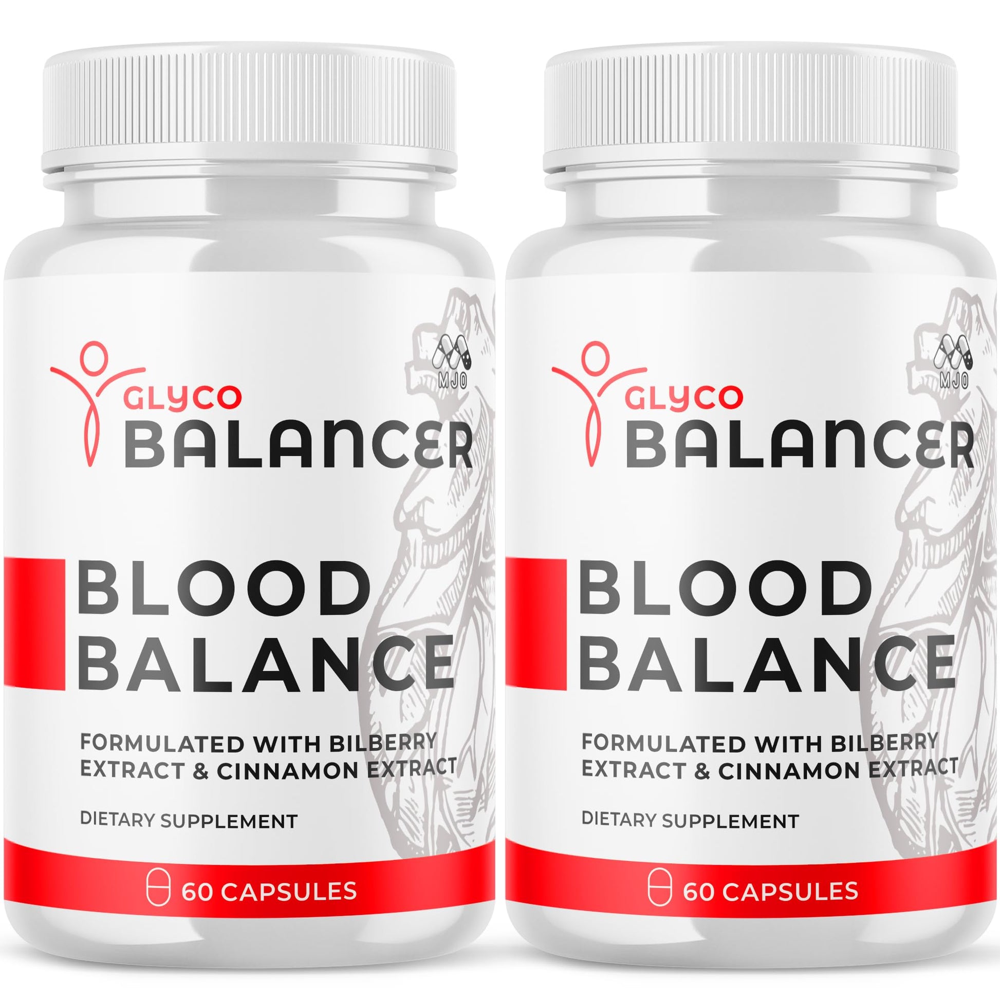 (2 Pack) Glyco Balancer Capsules, Official GlycoBalancer Health Support Pills with All Natural Ingredients, Glyco Balancer Advanced Health Support with Premium Vitamins for Women & Men (120 Capsules) - Maple Wellness Supplements