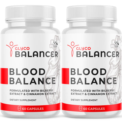 (2 Pack) Glyco Balancer Capsules, Official GlycoBalancer Health Support Pills with All Natural Ingredients, Glyco Balancer Advanced Health Support with Premium Vitamins for Women & Men (120 Capsules) - Maple Wellness Supplements