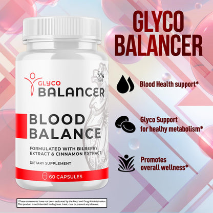 (2 Pack) Glyco Balancer Capsules, Official GlycoBalancer Health Support Pills with All Natural Ingredients, Glyco Balancer Advanced Health Support with Premium Vitamins for Women & Men (120 Capsules) - Maple Wellness Supplements