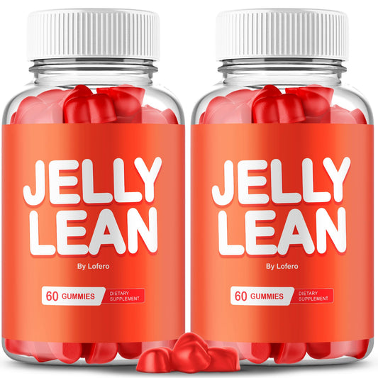 (2 Pack) Jelly Lean Gummies, JellyLean Gummys Loss Support Formula, Premium All-Natural Ingredients Advanced Maximum Strength for Overall Health & Wellness Supplement - Maple Wellness Supplements