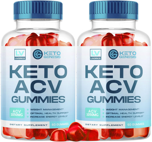 2 Pack - Keto Genesis Keto ACV Gummies Advanced Weight Loss, Genesis ACV, Genesis - Maple Wellness Supplements