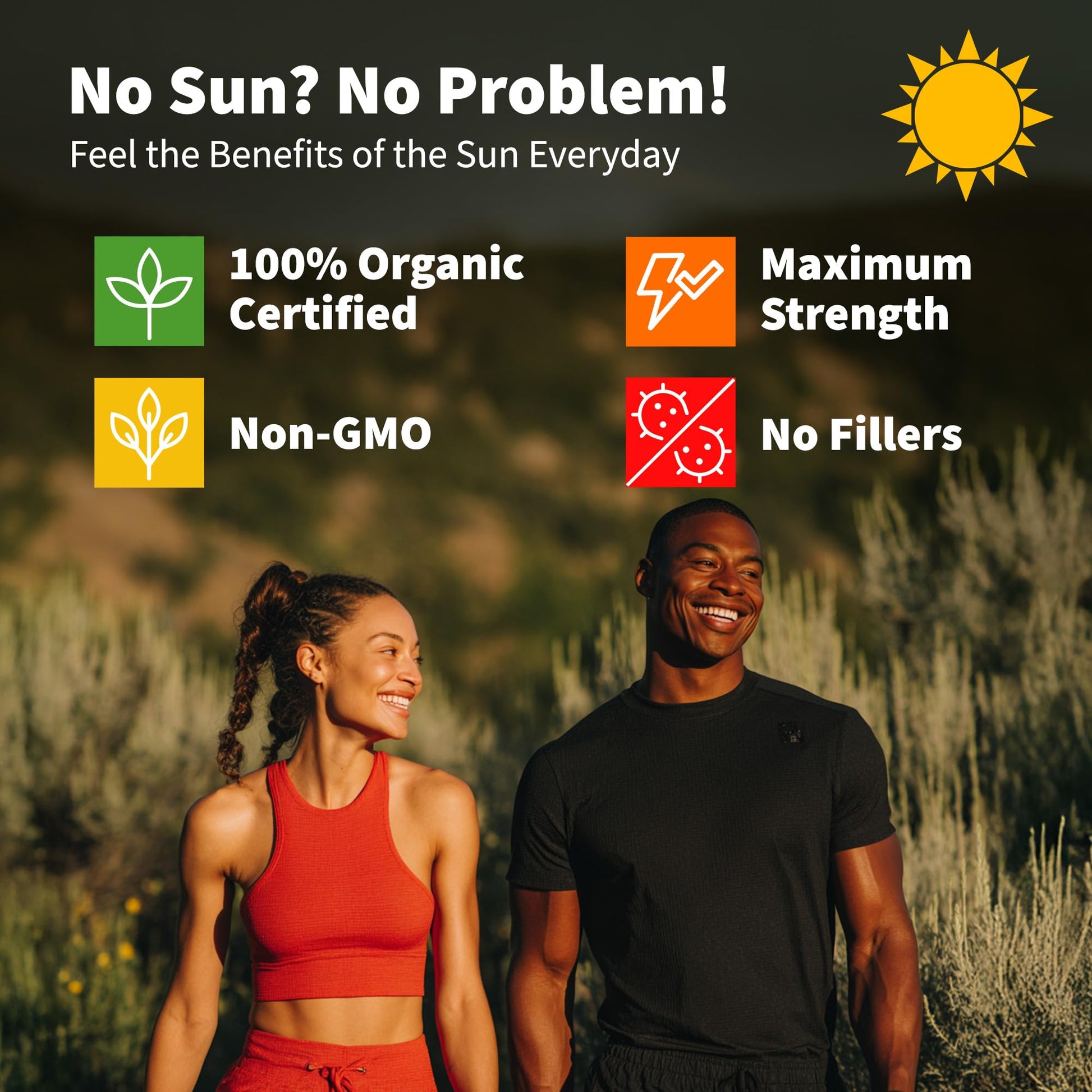 (2 Pack) Organic Vitamin D3 K2 Drops with MCT Oil Omega 3, 5000 IU — Liquid D3, No Fillers, Non-GMO, Immune Support (Unflavored, 2 Fl Oz) - Maple Wellness Supplements