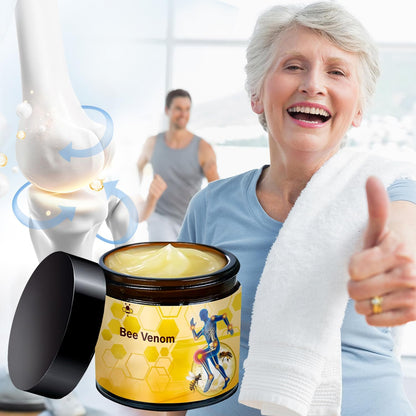 2 Pcs Bee Venom Cream, Professional Bee Venom Cream, Natural Joint Gel, for Neck,Waist,Back Hand Feet and Leg - Maple Wellness Supplements