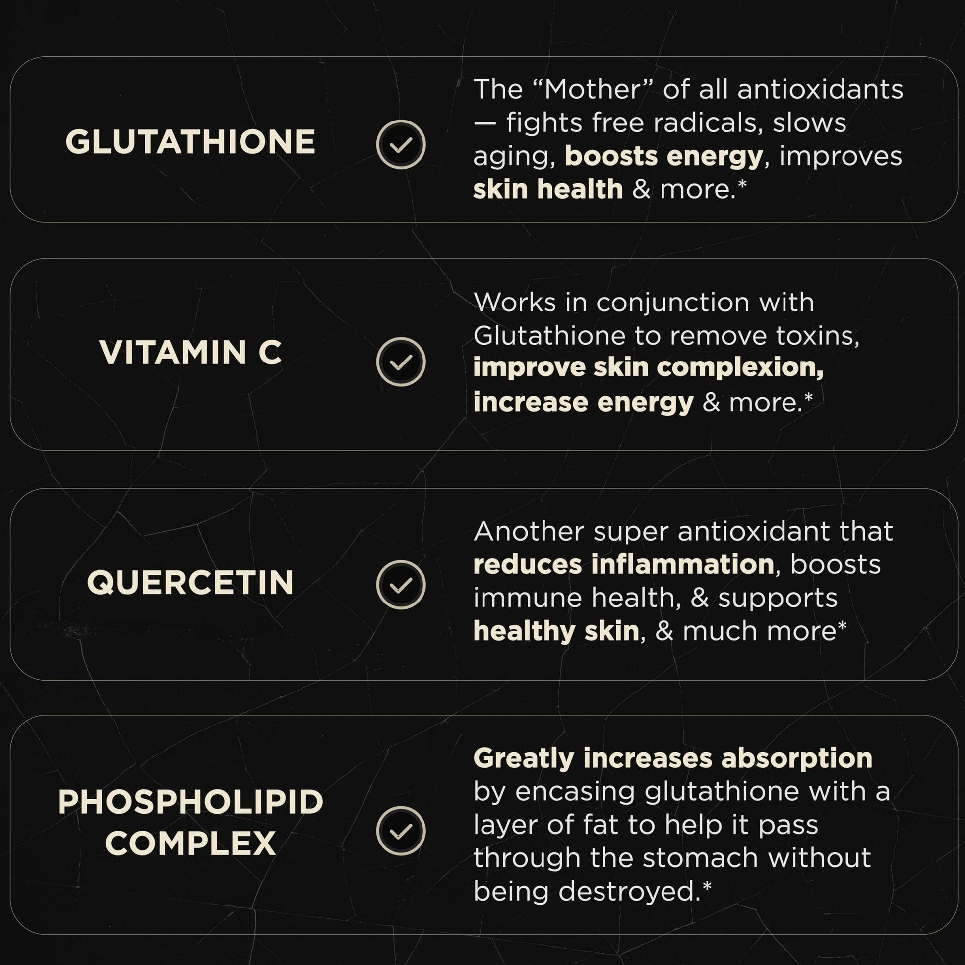 2150mg Super Liposomal Glutathione Supplement w. Vitamin C, Quercetin & Pure L Glutathione 2000mg Triple Action Formula Glutathione Liposomal Supplement - Maple Wellness Supplements