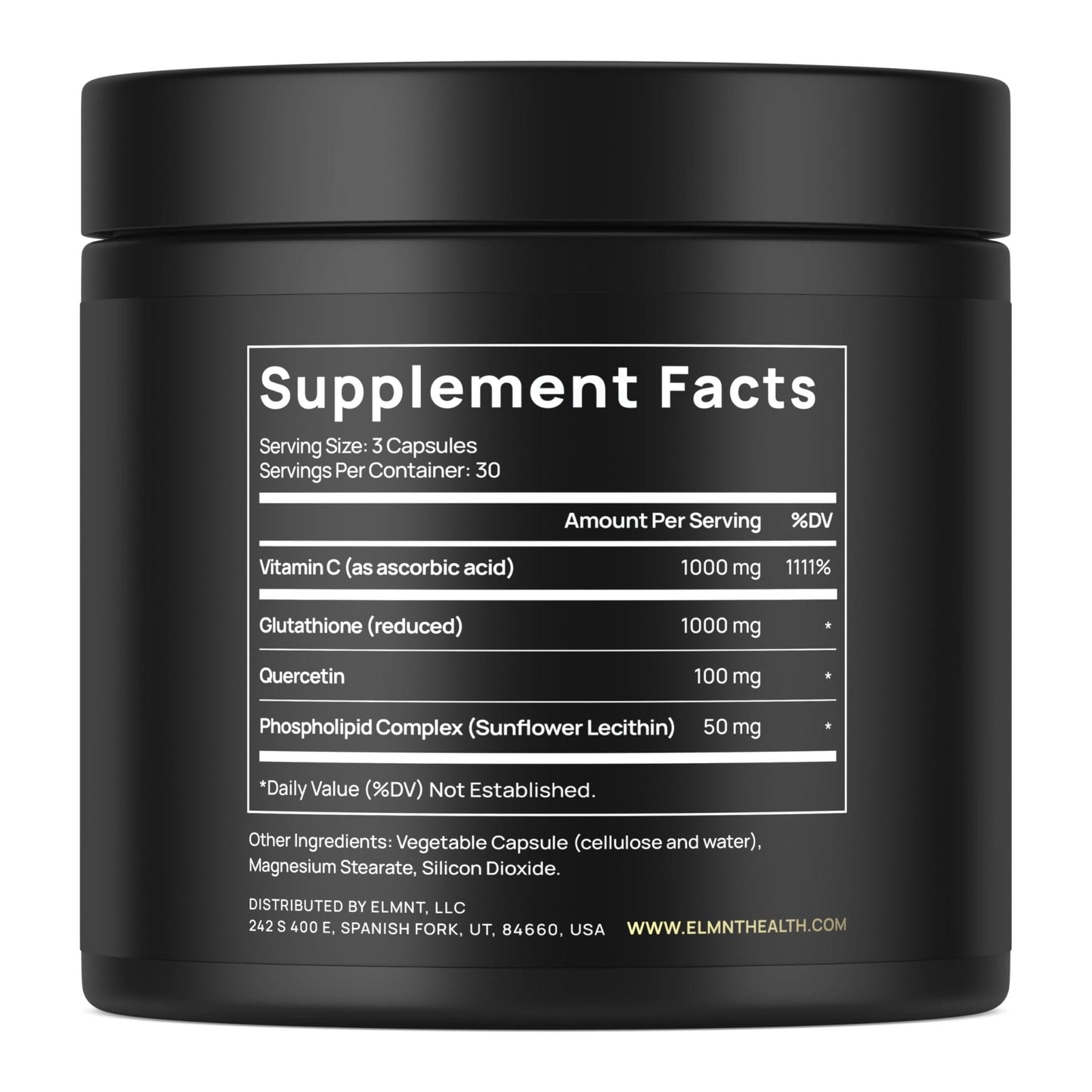 2150mg Super Liposomal Glutathione Supplement w. Vitamin C, Quercetin & Pure L Glutathione 2000mg Triple Action Formula Glutathione Liposomal Supplement - Maple Wellness Supplements