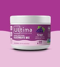 Ultima Replenisher Daily Electrolyte Drink Mix – Grape, 30 Servings – Hydration Powder Ultima ReplenisherBuy Supplements Australia