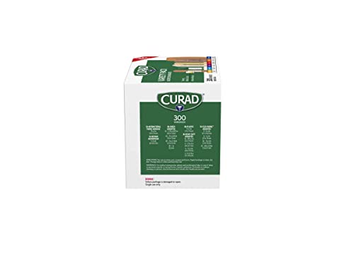 Curad Assorted Bandages Variety Pack 300 Pieces, Including Antibacterial CuradBuy Supplements Australia