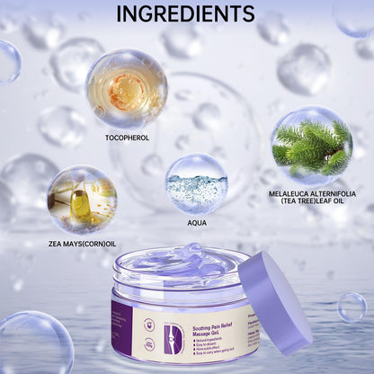 2PCS Kresin Joint Pain Gel Purple Gel,Soothing Pain Relief MassageGel,Purple Joint Repair Cream,Effective Soothesfor Back, Neck, Hands, and Feet - Maple Wellness Supplements