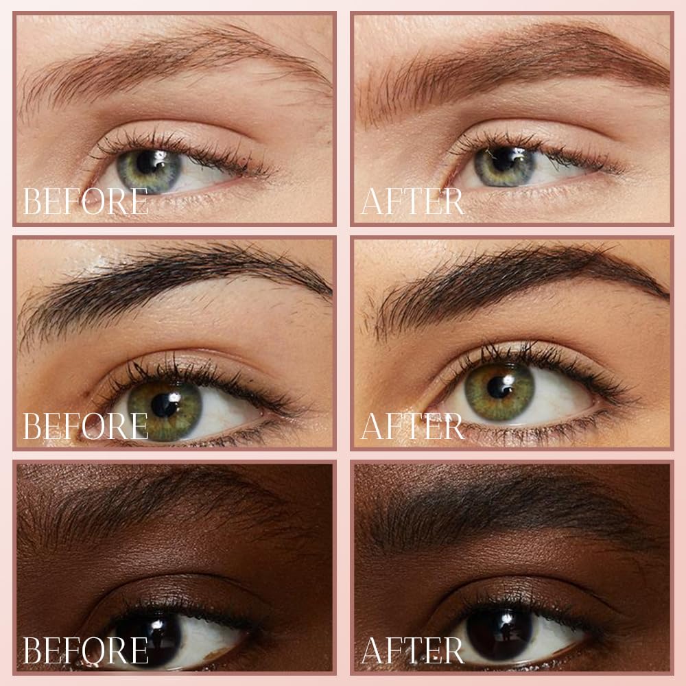 2PCS New Waterproof Brow Pencil with Micro-Fork Tip, 3D Magic Eyebrow Pencil 4-Head Split Waterproof Long-lasting,Fine Stroke Eyebrow Pen Makeup Eyebrow Pencils Stay on All Day (Brown) - Maple Wellness Supplements