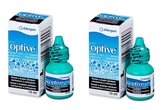 2pcs/20ml Optive Plus Eye Drops/Tired,Red and Dry Eyes,Soothes,Moisturizes - Maple Wellness Supplements
