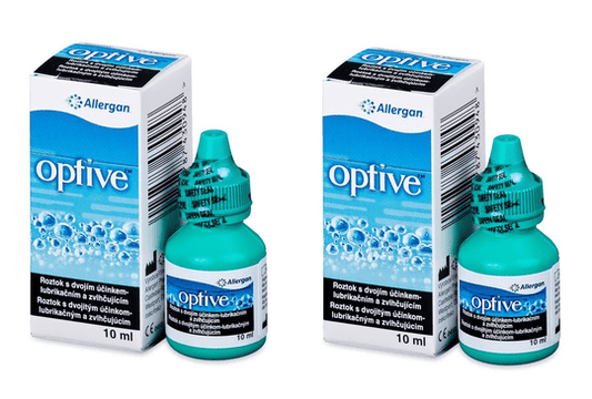 2pcs/20ml Optive Plus Eye Drops/Tired,Red and Dry Eyes,Soothes,Moisturizes - Maple Wellness Supplements