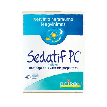 2x 40 Tabs Sedatif PC Homeopathic for alleviation of nervous restlessness - Maple Wellness Supplements