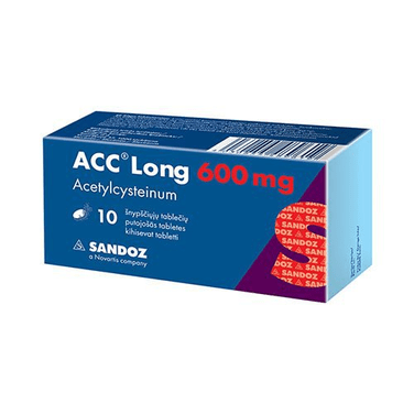 2x ACC Long 600 mg effervescent tablets, N10, Sandoz - Maple Wellness Supplements