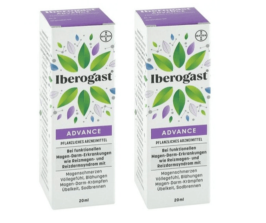 2x Iberogast Advance 20ml Oral Liquid IBS For Common Gastrointestinal Complaints - Maple Wellness Supplements