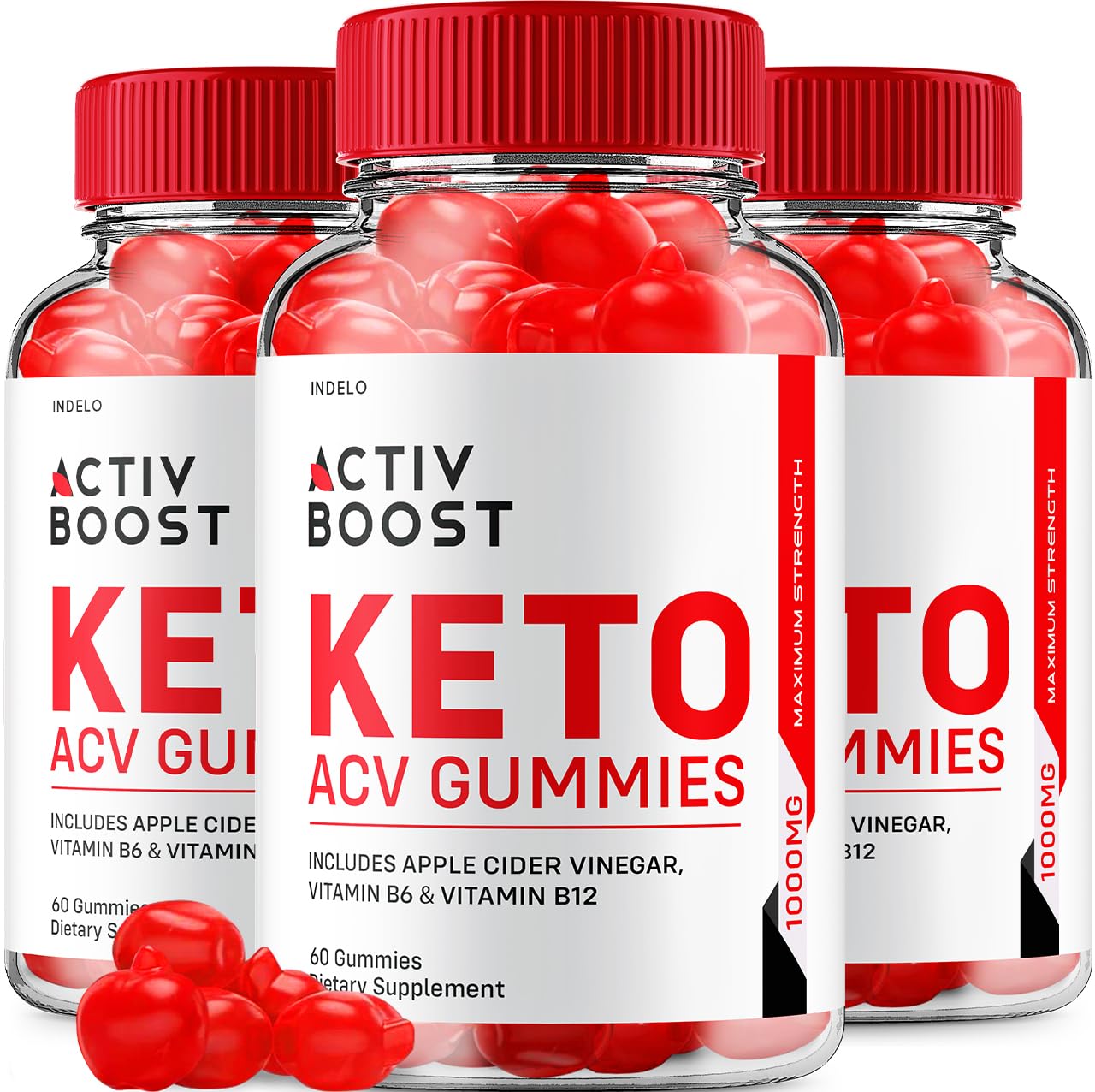 (3 Pack) Activ Boost Keto ACV Gummies - Activ Boost Keto ACV Gummies Reviews - Maple Wellness Supplements